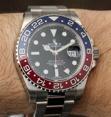 rolex bleu rouge